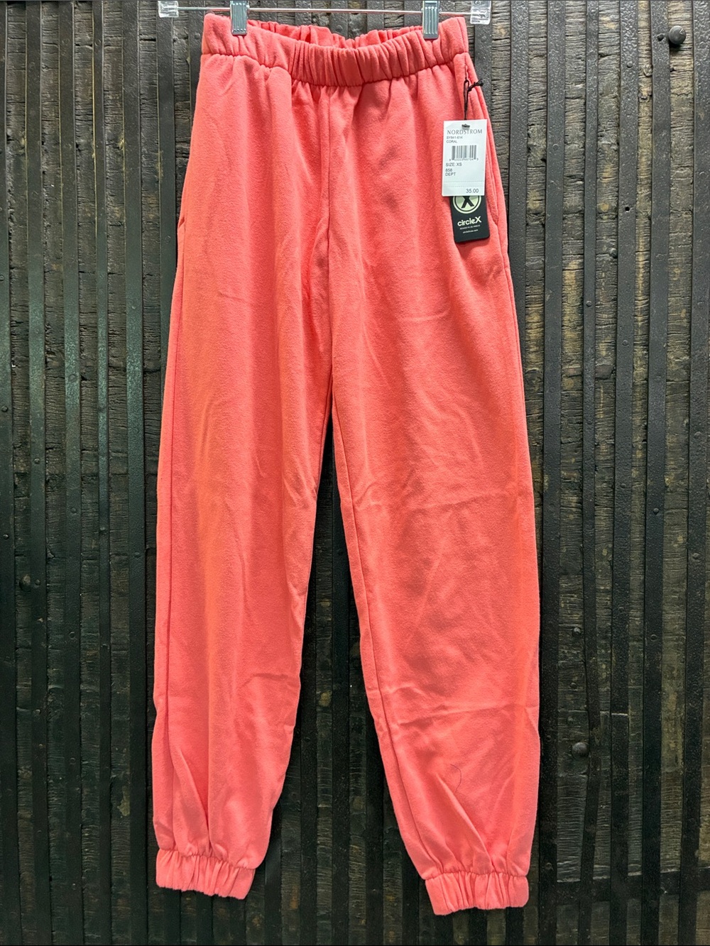 CircleX Coral Pink Fleece Joggers